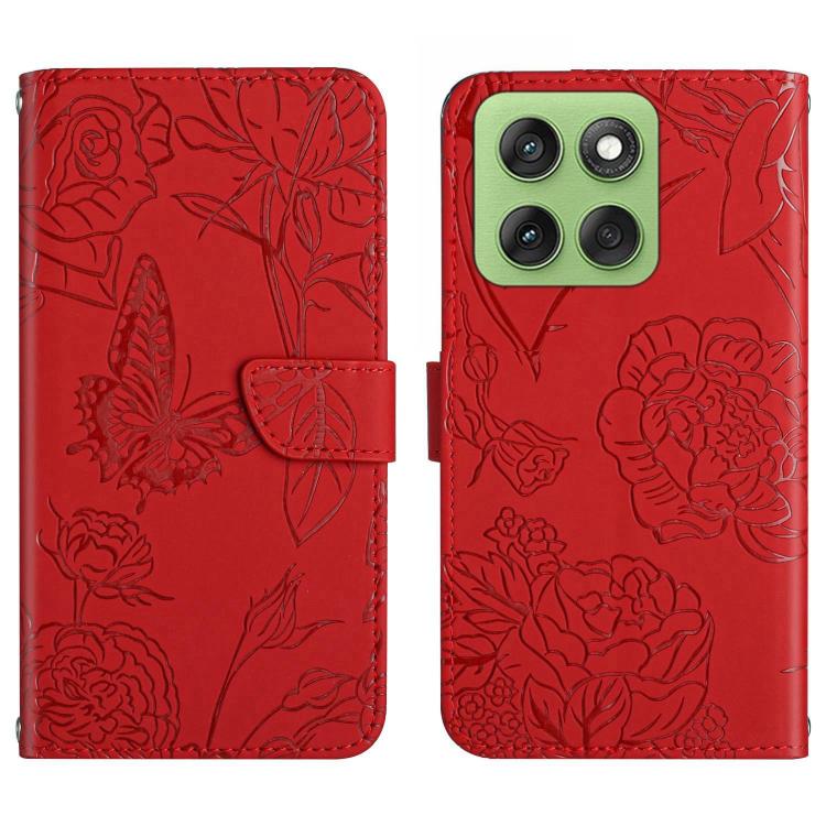 For Motorola Edge 60 5G HT03 Skin Feel Butterfly Embossed Flip Leather Phone Case(Red)
For Motorola Edge 60 5G HT03 Skin Feel Butterfly Embossed Flip Leather Phone Case(Red)