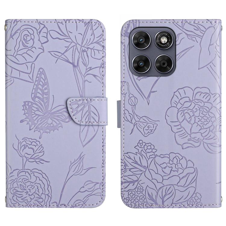 For Motorola Moto G37 5G HT03 Skin Feel Butterfly Embossed Flip Leather Phone Case(Purple)
For Motorola Moto G37 5G HT03 Skin Feel Butterfly Embossed Flip Leather Phone Case(Purple)