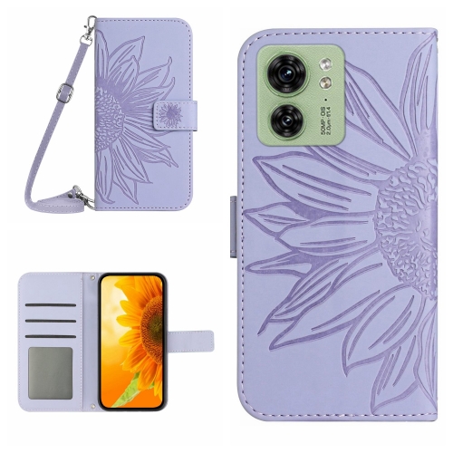 For Motorola Edge 40 HT04 Skin Feel Sun Flower Embossed Flip Leather Phone Case with Lanyard(Purple)
For Motorola Edge 40 HT04 Skin Feel Sun Flower Embossed Flip Leather Phone Case with Lanyard(Purple)