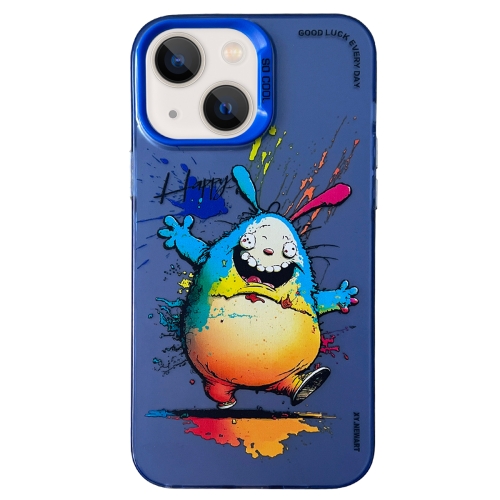For iPhone 14 Double Layer Color Silver Series Animal Oil Painting Phone Case(Happy Rabbit)
For iPhone 14 Double Layer Color Silver Series Animal Oil Painting Phone Case(Happy Rabbit)