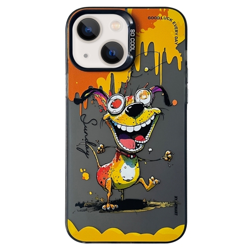 For iPhone 14 Double Layer Color Silver Series Animal Oil Painting Phone Case(Dance Dog)
For iPhone 14 Double Layer Color Silver Series Animal Oil Painting Phone Case(Dance Dog)