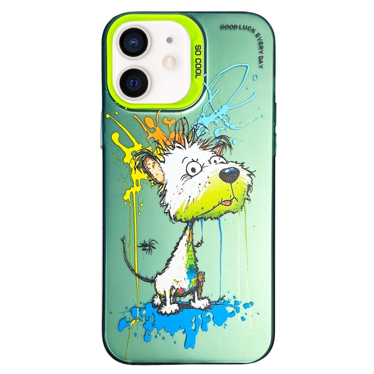 For iPhone 11 Double Layer Color Silver Series Animal Oil Painting Phone Case(White Dog)
For iPhone 11 Double Layer Color Silver Series Animal Oil Painting Phone Case(White Dog)