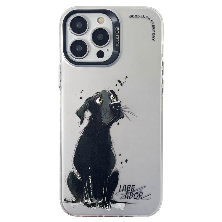 For iPhone 15 Pro Double Layer Color Silver Series Animal Oil Painting Phone Case(Labrador)
For iPhone 15 Pro Double Layer Color Silver Series Animal Oil Painting Phone Case(Labrador)