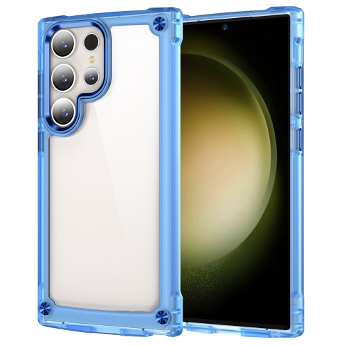 For Samsung Galaxy S22 Ultra 5G Skin Feel TPU + PC Phone Case(Transparent Blue)
For Samsung Galaxy S22 Ultra 5G Skin Feel TPU + PC Phone Case(Transparent Blue)