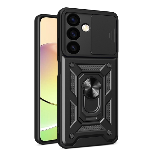 

For Samsung Galaxy S24 5G Sliding Camera Cover Design TPU+PC Phone Case(Black)