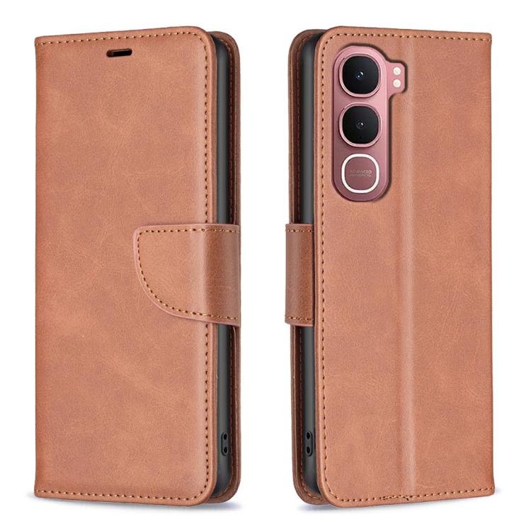 For vivo Y31 5G 2025 Lambskin Texture Pure Color Flip Leather Phone Case(Brown)
For vivo Y31 5G 2025 Lambskin Texture Pure Color Flip Leather Phone Case(Brown)