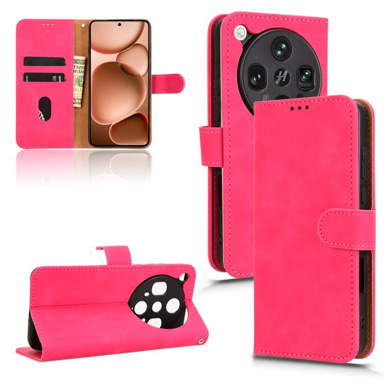 For OPPO Find X8 Ultra 5G Skin Feel Magnetic Flip Leather Phone Case(Rose Red)
For OPPO Find X8 Ultra 5G Skin Feel Magnetic Flip Leather Phone Case(Rose Red)