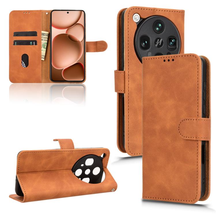 For OPPO Find X8 Ultra 5G Skin Feel Magnetic Flip Leather Phone Case(Brown)
For OPPO Find X8 Ultra 5G Skin Feel Magnetic Flip Leather Phone Case(Brown)