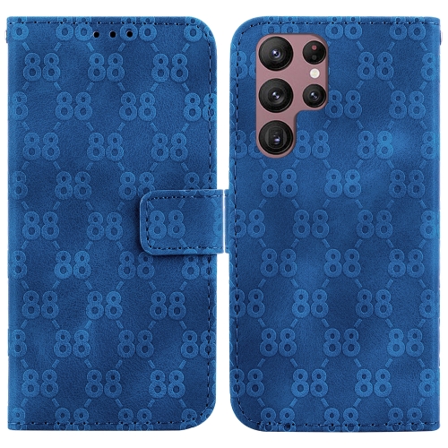 For Samsung Galaxy S22 Ultra 5G Double 8-shaped Embossed Leather Phone Case(Blue)
For Samsung Galaxy S22 Ultra 5G Double 8-shaped Embossed Leather Phone Case(Blue)