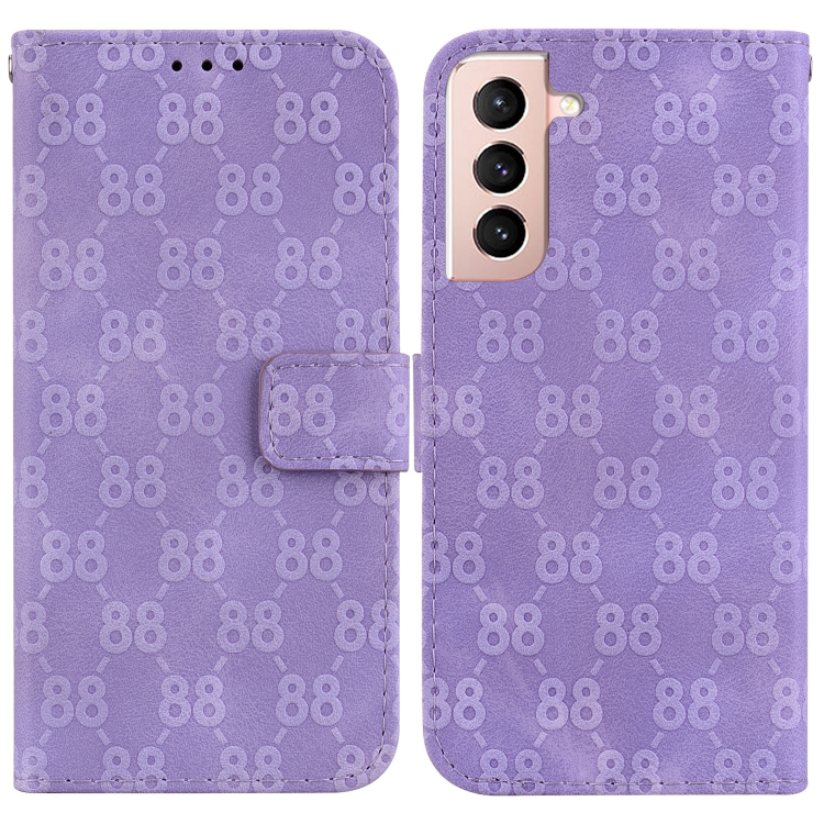 For Samsung Galaxy S21+ 5G Double 8-shaped Embossed Leather Phone Case(Purple)
For Samsung Galaxy S21+ 5G Double 8-shaped Embossed Leather Phone Case(Purple)