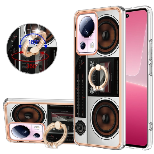 For Xiaomi 13 Lite 5G Electroplating Dual-side IMD Phone Case with Ring Holder(Retro Radio)
For Xiaomi 13 Lite 5G Electroplating Dual-side IMD Phone Case with Ring Holder(Retro Radio)