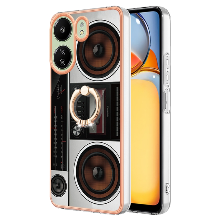 For Xiaomi Redmi 13C 4G Electroplating Dual-side IMD Phone Case with Ring Holder(Retro Radio)
For Xiaomi Redmi 13C 4G Electroplating Dual-side IMD Phone Case with Ring Holder(Retro Radio)