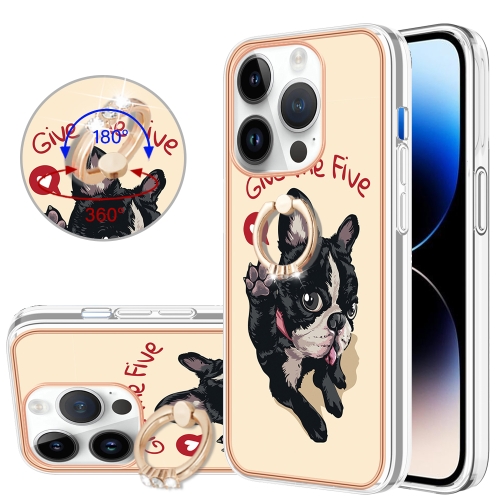 For iPhone 15 Pro Max Electroplating Dual-side IMD Phone Case with Ring Holder(Lucky Dog)
For iPhone 15 Pro Max Electroplating Dual-side IMD Phone Case with Ring Holder(Lucky Dog)