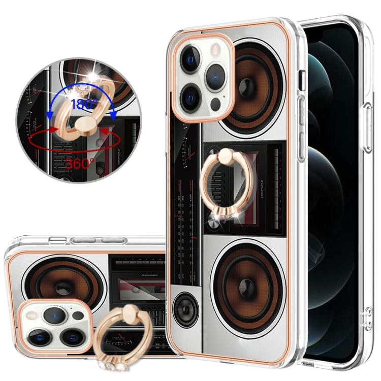 For iPhone 12 Pro Max Electroplating Dual-side IMD Phone Case with Ring Holder(Retro Radio)
For iPhone 12 Pro Max Electroplating Dual-side IMD Phone Case with Ring Holder(Retro Radio)