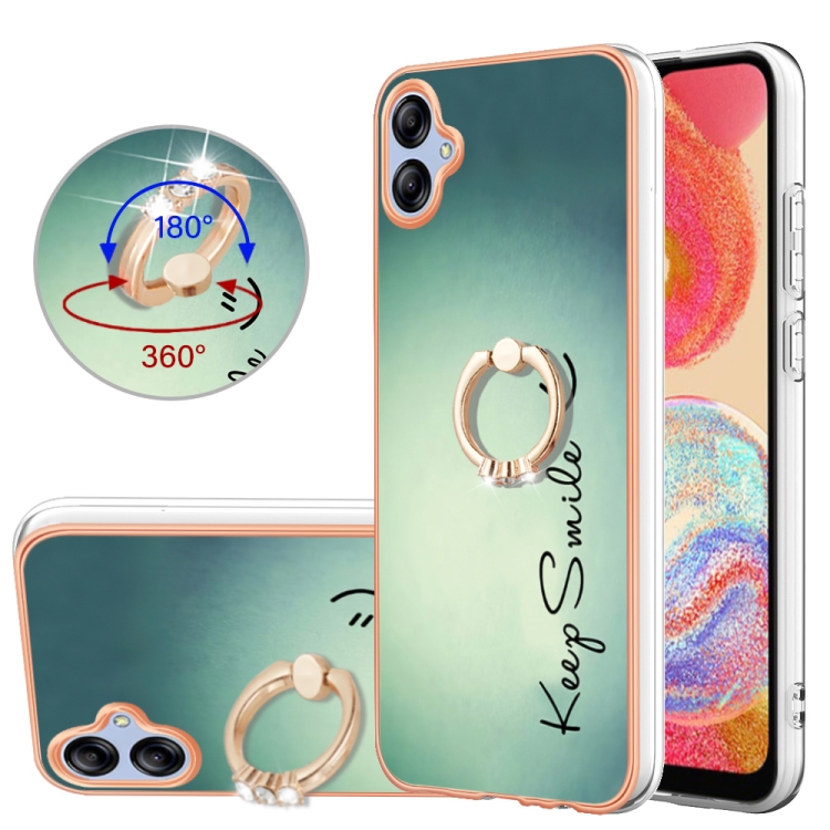 For Samsung Galaxy A04e Electroplating Dual-side IMD Phone Case with Ring Holder(Smile)
For Samsung Galaxy A04e Electroplating Dual-side IMD Phone Case with Ring Holder(Smile)