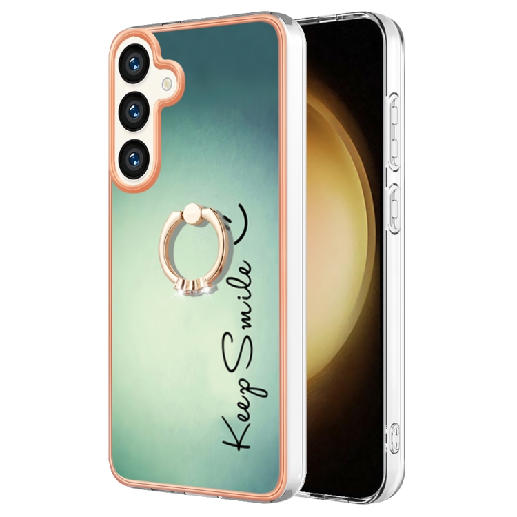 For Samsung Galaxy S24+ 5G Electroplating Dual-side IMD Phone Case with Ring Holder(Smile)
For Samsung Galaxy S24+ 5G Electroplating Dual-side IMD Phone Case with Ring Holder(Smile)