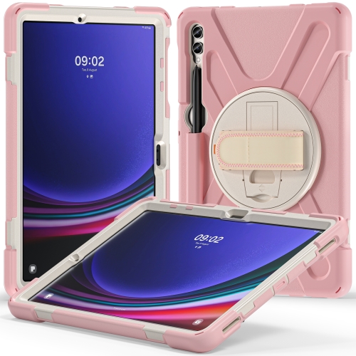 For Samsung Galaxy Tab S9+ / S8+ Rotary Handle Grab TPU + PC Tablet Case(Pink)
For Samsung Galaxy Tab S9+ / S8+ Rotary Handle Grab TPU + PC Tablet Case(Pink)