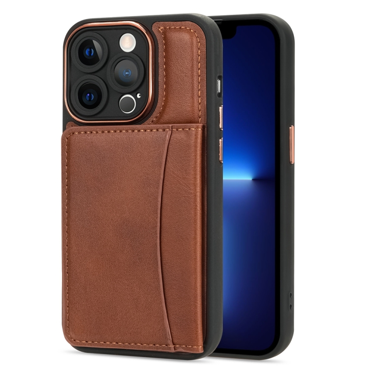 For iPhone 13 Pro Max Multifunctional Magsafe Magnetic Card Bag Phone Case(Brown)
For iPhone 13 Pro Max Multifunctional Magsafe Magnetic Card Bag Phone Case(Brown)