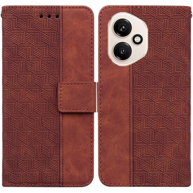 For Honor 400 Global 156.5mm Geometric Embossed Leather Phone Case(Brown)
For Honor 400 Global 156.5mm Geometric Embossed Leather Phone Case(Brown)