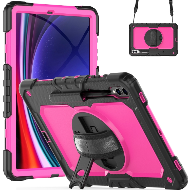 For Samsung Galaxy Tab S10+ / S9+ / S9 FE+ Silicone Hybrid PC Tablet Protective Case(Black+Rose Red)
For Samsung Galaxy Tab S10+ / S9+ / S9 FE+ Silicone Hybrid PC Tablet Protective Case(Black+Rose Red)