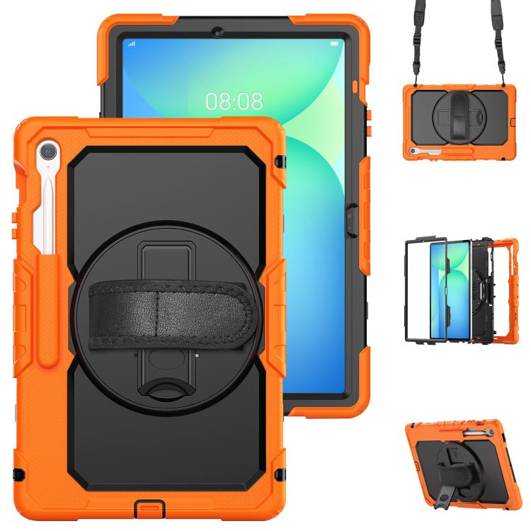 For Samsung Galaxy Tab S10 FE+ Silicone Hybrid PC Tablet Protective Case(Orange+Black)
For Samsung Galaxy Tab S10 FE+ Silicone Hybrid PC Tablet Protective Case(Orange+Black)
