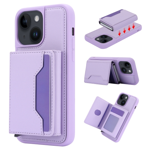 For iPhone 13 / 14 RFID Anti-theft Detachable Card Bag Leather Phone Case(Purple)
For iPhone 13 / 14 RFID Anti-theft Detachable Card Bag Leather Phone Case(Purple)