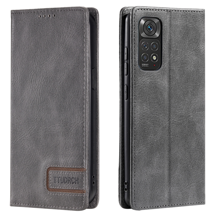 For Xiaomi Redmi Note 12S 4G Global TTUDRCH RFID Retro Texture Leather Phone Case(Grey)
For Xiaomi Redmi Note 12S 4G Global TTUDRCH RFID Retro Texture Leather Phone Case(Grey)