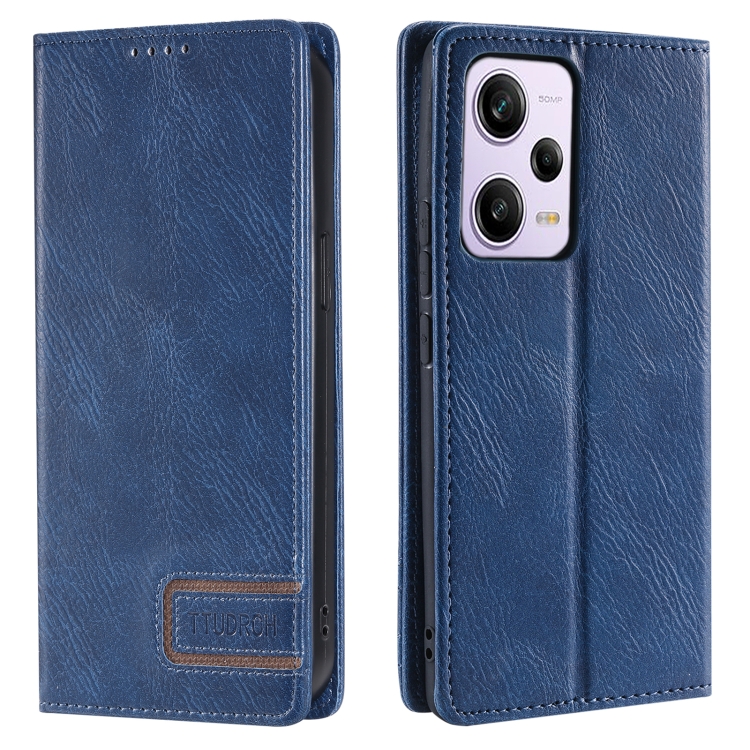 For Xiaomi Redmi Note 12 Pro 5G Global TTUDRCH RFID Retro Texture Leather Phone Case(Blue)
For Xiaomi Redmi Note 12 Pro 5G Global TTUDRCH RFID Retro Texture Leather Phone Case(Blue)