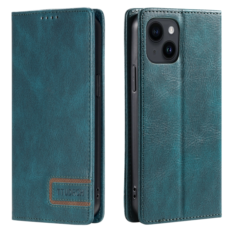 For iPhone 14 Plus TTUDRCH RFID Retro Texture Magnetic Leather Phone Case(Greem)
For iPhone 14 Plus TTUDRCH RFID Retro Texture Magnetic Leather Phone Case(Greem)