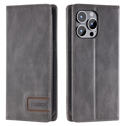 For iPhone 13 Pro TTUDRCH RFID Retro Texture Magnetic Leather Phone Case(Grey)
For iPhone 13 Pro TTUDRCH RFID Retro Texture Magnetic Leather Phone Case(Grey)