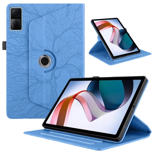 For Xiaomi Redmi Pad 10.6 2022 Tree Life Embossed Rotation Leather Smart Tablet Case(Blue)
For Xiaomi Redmi Pad 10.6 2022 Tree Life Embossed Rotation Leather Smart Tablet Case(Blue)
