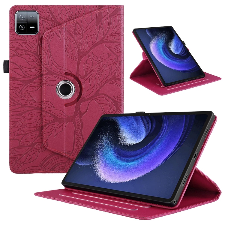 For Xiaomi Pad 6 / 6 Pro Tree Life Embossed Rotation Leather Smart Tablet Case(Red)
For Xiaomi Pad 6 / 6 Pro Tree Life Embossed Rotation Leather Smart Tablet Case(Red)