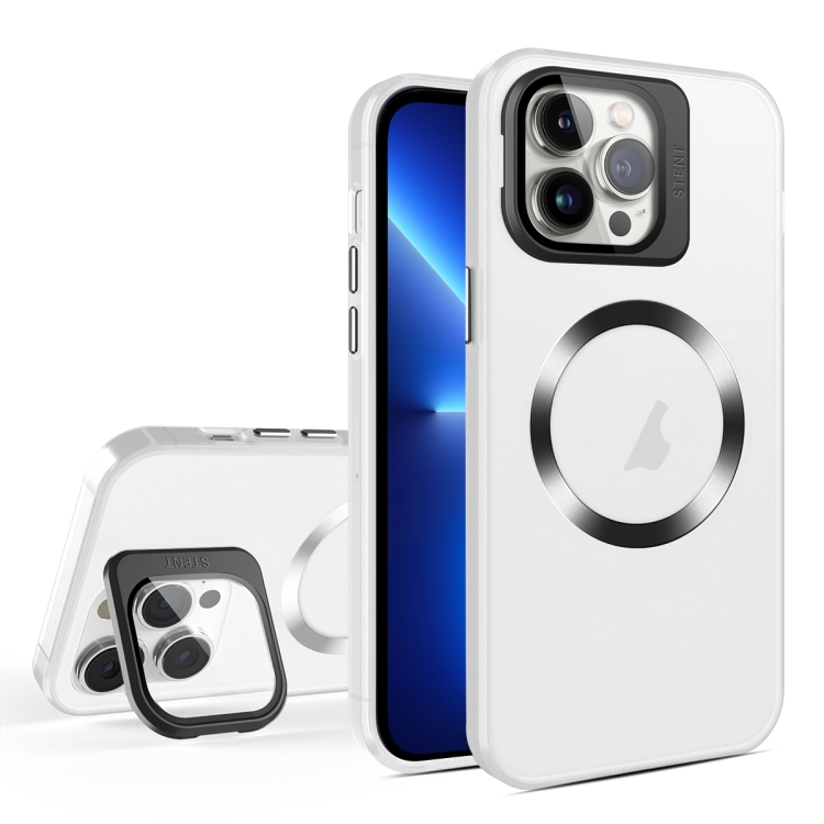 For iPhone 13 Pro Max Skin Feel CD Texture MagSafe Lens Holder Phone Case(Matte White)
For iPhone 13 Pro Max Skin Feel CD Texture MagSafe Lens Holder Phone Case(Matte White)