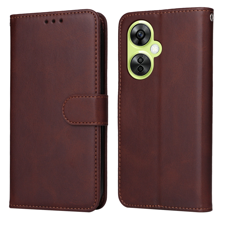 For OnePlus Nord CE 3 Lite / Nord N30 Classic Calf Texture Flip Leather Phone Case(Brown)
For OnePlus Nord CE 3 Lite / Nord N30 Classic Calf Texture Flip Leather Phone Case(Brown)