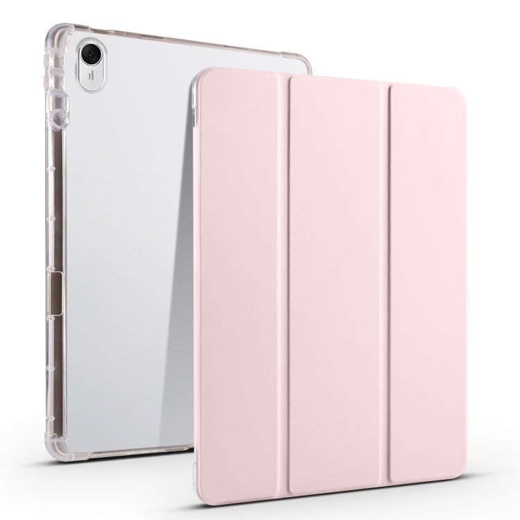 For Huawei MatePad 11.5 2023 3-folding Transparent TPU Smart Leather Tablet Case(Ice Pink)
For Huawei MatePad 11.5 2023 3-folding Transparent TPU Smart Leather Tablet Case(Ice Pink)