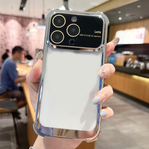 For iPhone 13 Pro Max Four-corner Shockproof TPU Phone Case with Lens Film(Silver)
For iPhone 13 Pro Max Four-corner Shockproof TPU Phone Case with Lens Film(Silver)