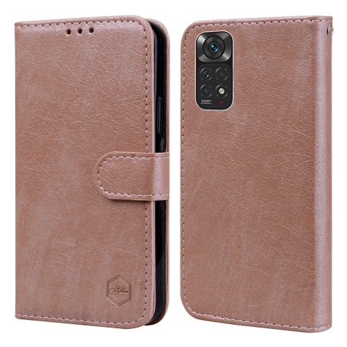 For Xiaomi Redmi Note 11 4G Global Skin Feeling Oil Leather Texture PU + TPU Phone Case(Champagne)
For Xiaomi Redmi Note 11 4G Global Skin Feeling Oil Leather Texture PU + TPU Phone Case(Champagne)