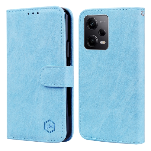 For Xiaomi Redmi Note 12 Pro Global Skin Feeling Oil Leather Texture PU + TPU Phone Case(Light Blue)
For Xiaomi Redmi Note 12 Pro Global Skin Feeling Oil Leather Texture PU + TPU Phone Case(Light Blue)