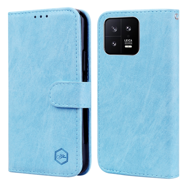 For Xiaomi 13 Skin Feeling Oil Leather Texture PU + TPU Phone Case(Light Blue)
For Xiaomi 13 Skin Feeling Oil Leather Texture PU + TPU Phone Case(Light Blue)