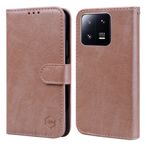 For Xiaomi 13 Pro Skin Feeling Oil Leather Texture PU + TPU Phone Case(Champagne)
For Xiaomi 13 Pro Skin Feeling Oil Leather Texture PU + TPU Phone Case(Champagne)