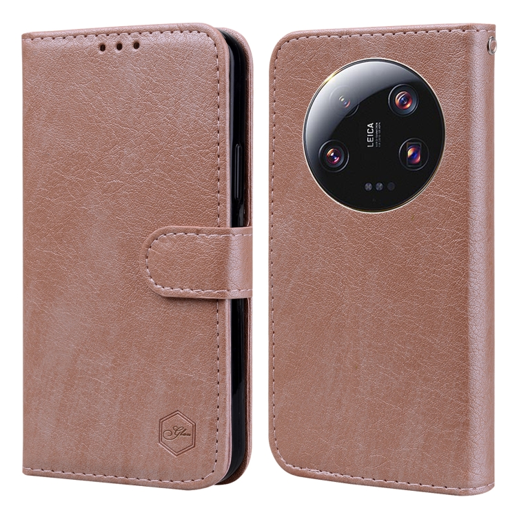 For Xiaomi 13 Ultra Skin Feeling Oil Leather Texture PU + TPU Phone Case(Champagne)
For Xiaomi 13 Ultra Skin Feeling Oil Leather Texture PU + TPU Phone Case(Champagne)