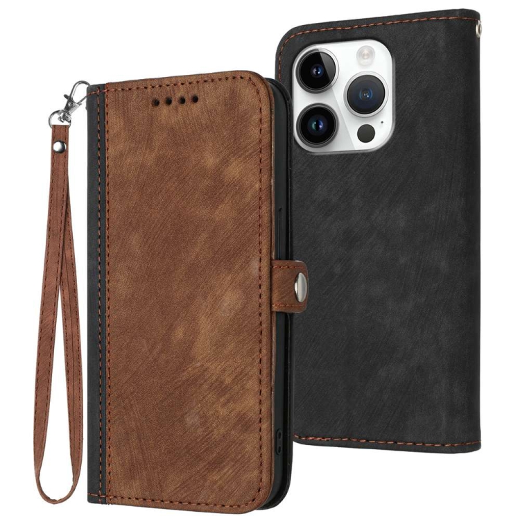 For iPhone 16 Pro Side Buckle Double Fold Hand Strap Leather Phone Case(Brown)
For iPhone 16 Pro Side Buckle Double Fold Hand Strap Leather Phone Case(Brown)