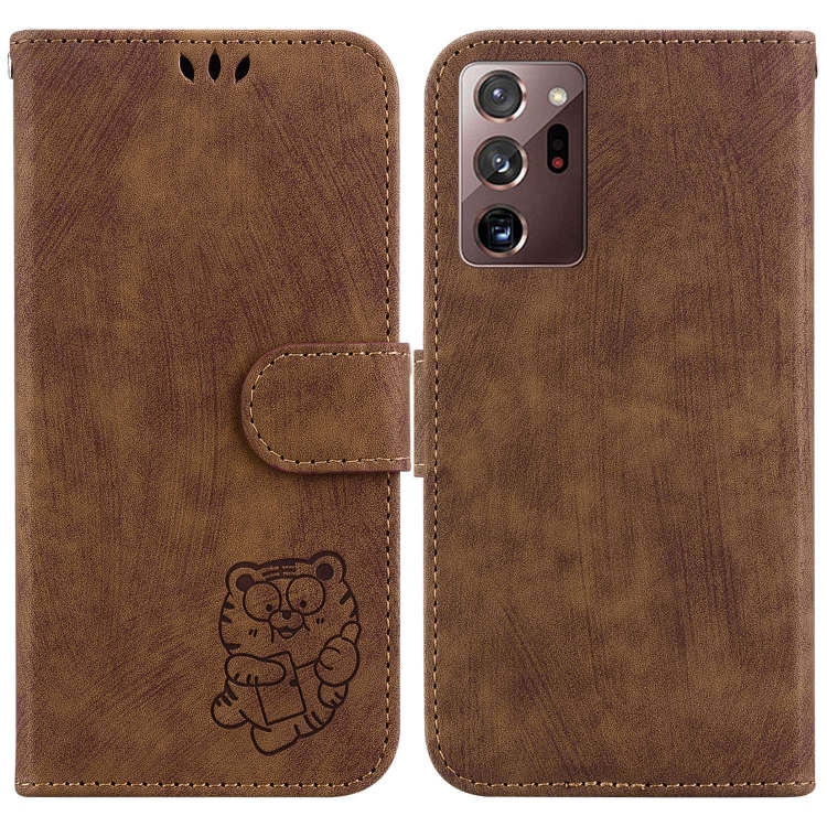 For Samsung Galaxy Note20 Ultra Little Tiger Embossed Leather Phone Case(Brown)
For Samsung Galaxy Note20 Ultra Little Tiger Embossed Leather Phone Case(Brown)