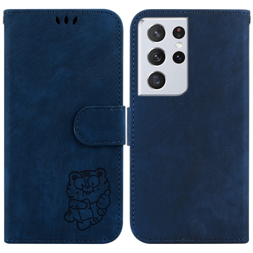 For Samsung Galaxy S21 Ultra 5G Little Tiger Embossed Leather Phone Case(Dark Blue)
For Samsung Galaxy S21 Ultra 5G Little Tiger Embossed Leather Phone Case(Dark Blue)
