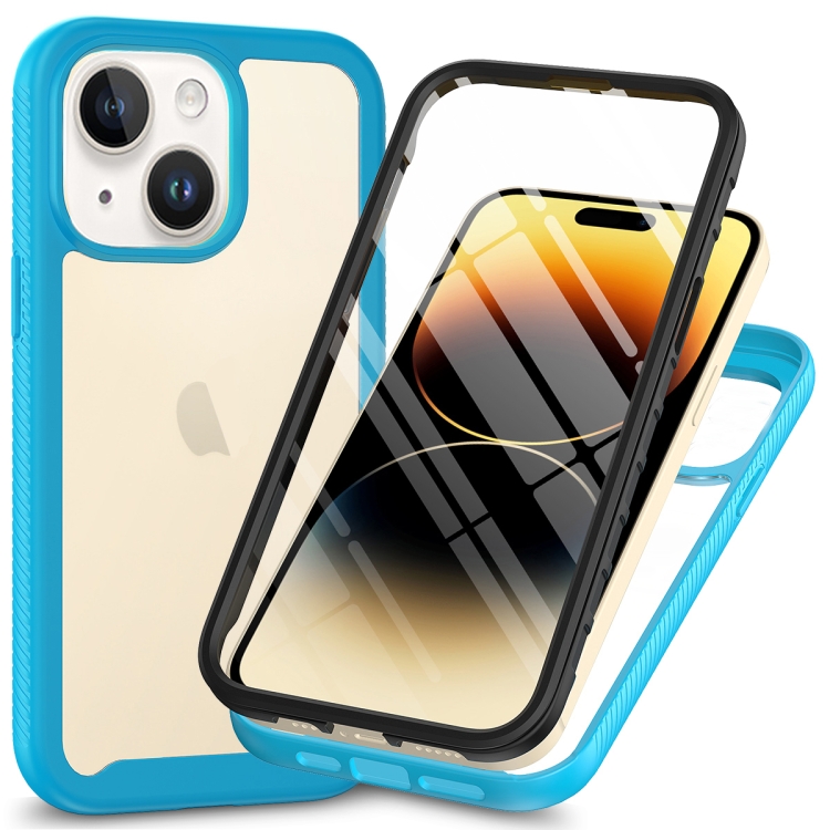 For iPhone 15 Starry Sky Solid Color Series PC + TPU Phone Case with PET Film(Sky Blue)
For iPhone 15 Starry Sky Solid Color Series PC + TPU Phone Case with PET Film(Sky Blue)