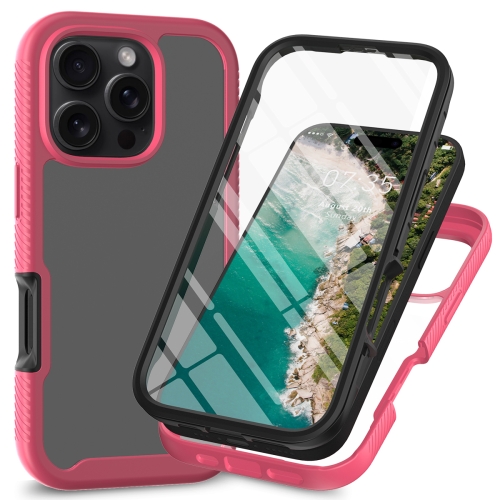 For iPhone 16 Pro Starry Sky Solid Color Series PC + TPU Phone Case with PET Film(Pink)
For iPhone 16 Pro Starry Sky Solid Color Series PC + TPU Phone Case with PET Film(Pink)