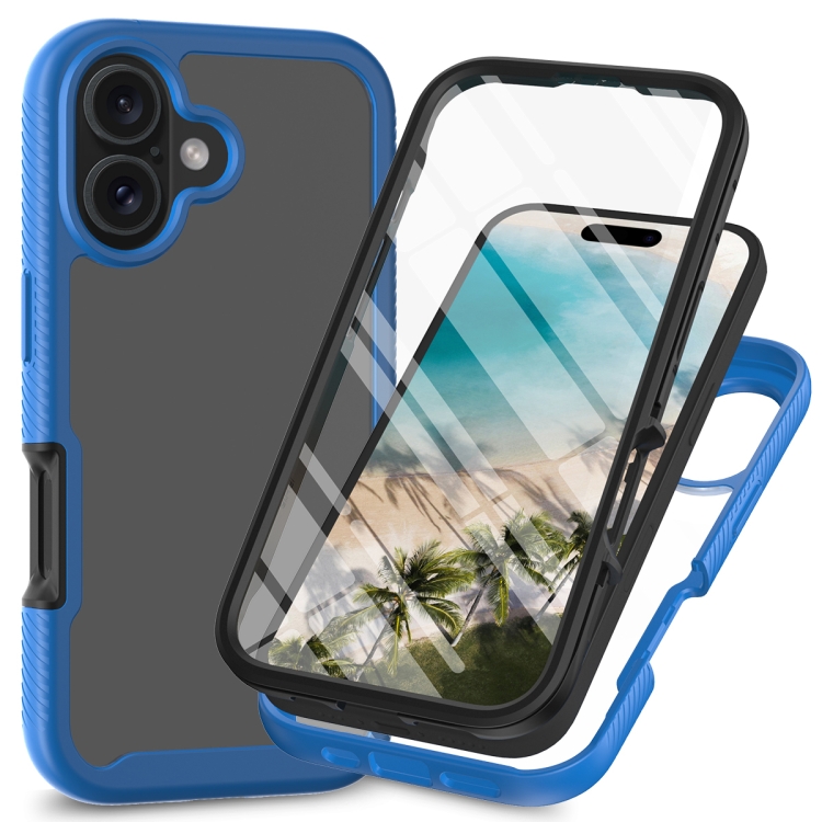 For iPhone 16 Plus Starry Sky Solid Color Series PC + TPU Phone Case with PET Film(Royal Blue)
For iPhone 16 Plus Starry Sky Solid Color Series PC + TPU Phone Case with PET Film(Royal Blue)