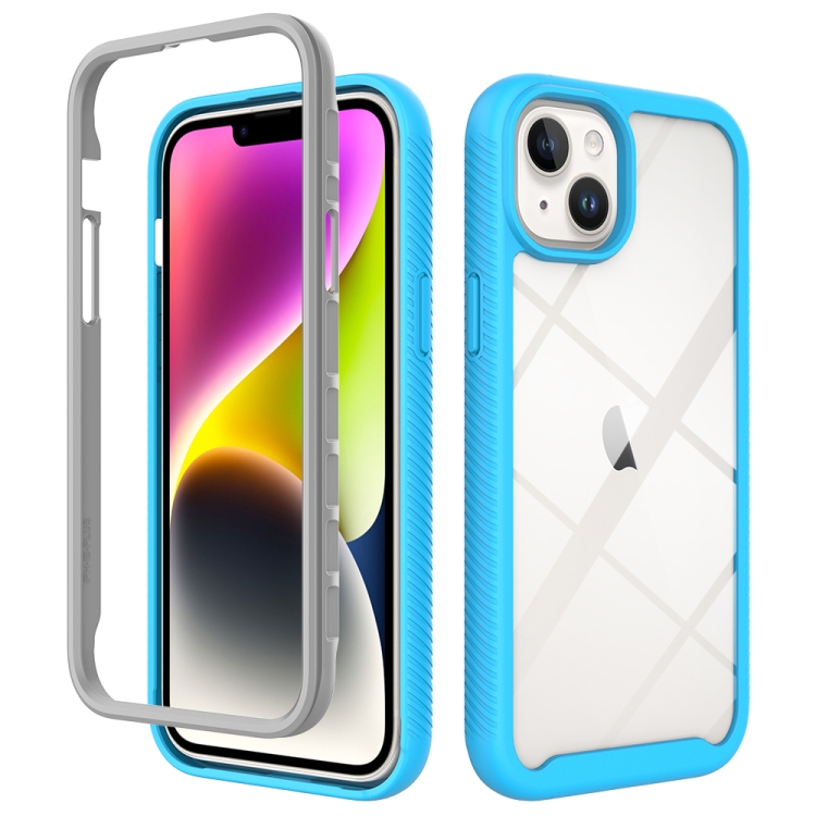 For iPhone 15 Plus Starry Sky Solid Color Shockproof TPU Clear PC Phone Case(Sky Blue)
For iPhone 15 Plus Starry Sky Solid Color Shockproof TPU Clear PC Phone Case(Sky Blue)