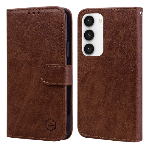 For Samsung Galaxy S23 5G Skin Feeling Oil Leather Texture PU + TPU Phone Case(Brown)
For Samsung Galaxy S23 5G Skin Feeling Oil Leather Texture PU + TPU Phone Case(Brown)