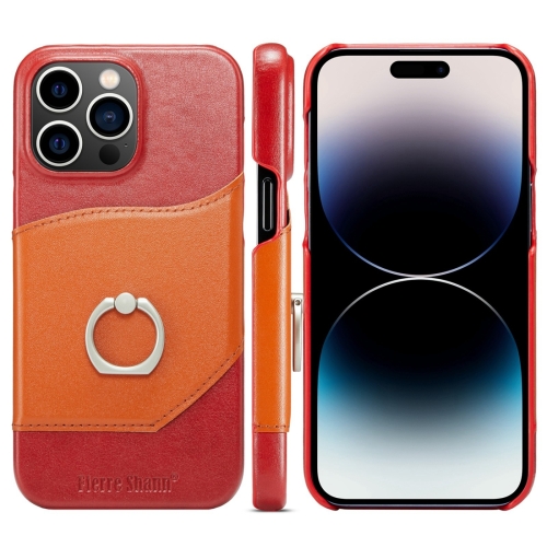 For iPhone 15 Pro Max Fierre Shann Oil Wax Texture Genuine Leather Back Cover Phone Case(Red)
For iPhone 15 Pro Max Fierre Shann Oil Wax Texture Genuine Leather Back Cover Phone Case(Red)